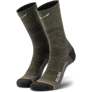 Salewa Мъжки туристически чорапи Salewa Ortles AM Crew Sock Walking socks - Dark Olive - размер 39-41 (EU) (207-2043-0211)