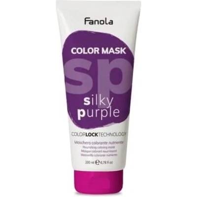 Fanola Color Mask Цветна подхранваща и хидратираща маска, Silky Purple, 200 ml