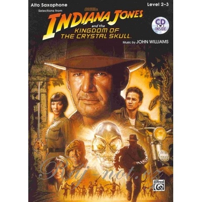 INDIANA JONES & THE KINGDOM OF THE CRYSTAL SKULL + CD / alto saxofón