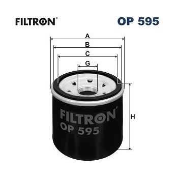 FILTRON Olejový filter OP 595