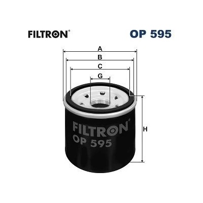 FILTRON Olejový filter OP 595