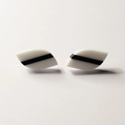 Fifle Minimal náušnice 1044 bílá