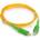 Conneu Оптични пач корди SC-APC - SC-APC сингъл мод, дуплекс, 1м (CNFJ-SCASCAOS2DYE3mm-1)