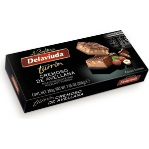 DELAVIUDA Млечен шоколад с лешници Turron Cremoso de Avellana 200 г
