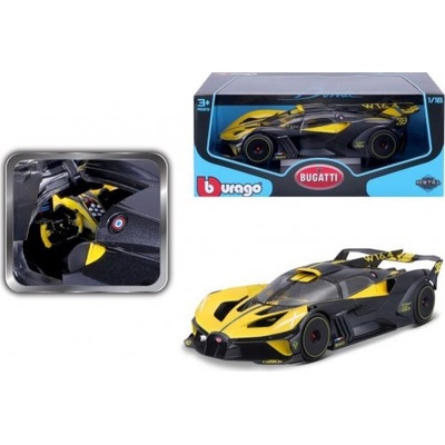 Bburago TOP Bugatti Bolide Žltá/Čierna 1:18