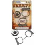 Gonher Sheriff Star and Handcuffs Set GONHER