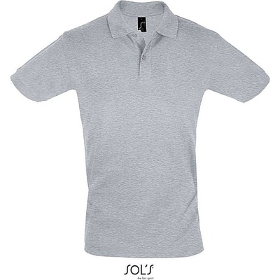 Sol's Perfect Men pánske polo tričko sivé mel.