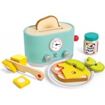 Hape Комплект за игра, Hape, тостер с аксесоари, 15 части (H3215)