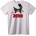NOONEBRAND Тениска XOXO Skull Любов - M, White