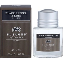 St James of London Black Pepper & Lime kolínská voda pánská 50 ml