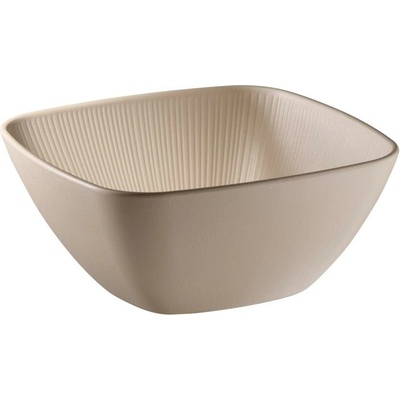 APS Melaminová čtvercová mísa APS Nero 250 x 250 x 110 mm 3,5 l