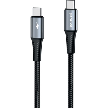 Proove WIREX PRO кабел USB-C/USB-C, 3A/60W, 480Mbps, 1, 5 м, алуминиева сплав, оплетка (CCWX11002201)