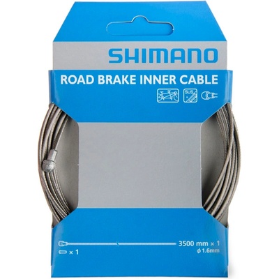 Shimano Brzdové lanko , cestné, tandem, nerez, 3500x1,6 mm