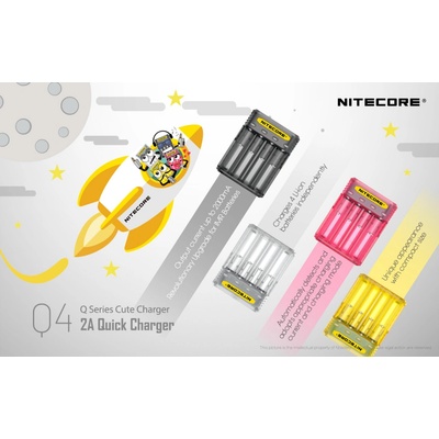 Nitecore Q4 4slotová rychlonabíječka Blackberry