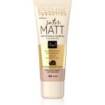 Eveline Cosmetics Satin Matt матиращ фон дьо тен с екстракт от охлюв цвят 104 Beige 30ml