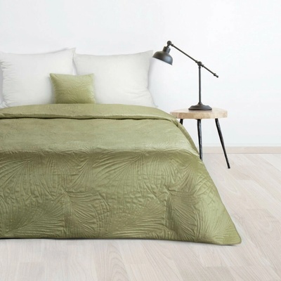 Mondo Italia Sametový přehoz na postel Luiz4 světle zelený new Zelená 220x240 cm