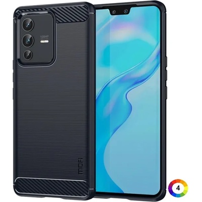 vivo V23 5G/S12 Удароустойчив Carbon Fiber Калъф и Протектор