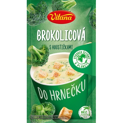 Vitana Do hrnečku Instantná polievka brokolicová so žemličkami 21 g