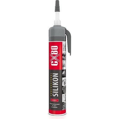 CX80 Profesionální silikon s automatickou kartuší červený 210 ml červená