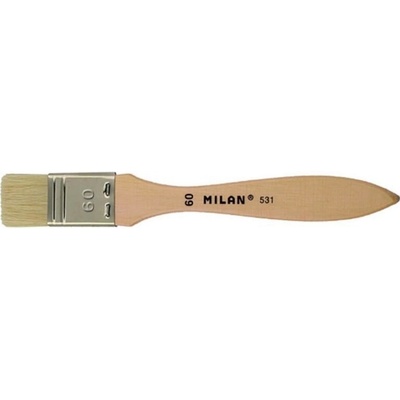 Štětec Milan série 531 - široký plochý, č. 60