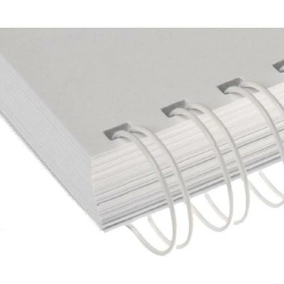 Renz Wire Kovový hřbet 2:1, 12,7 mm (do 105l), 100 ks, bílá
