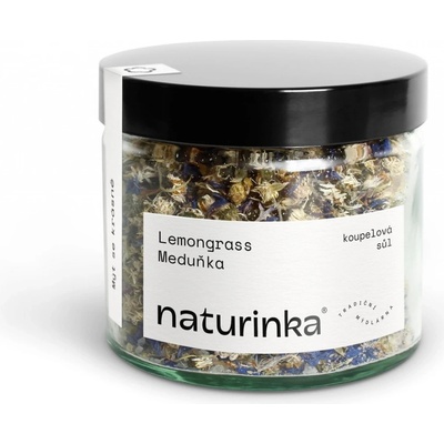 Naturinka koupelová sůl lemongrass/meduňka 250 ml