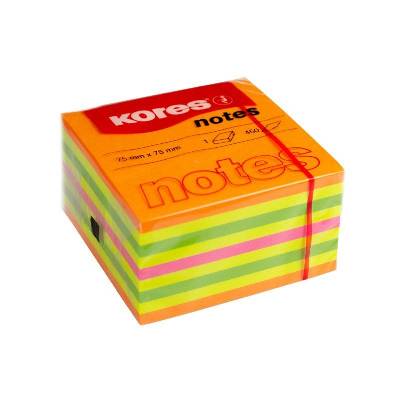 Kores Samolepicí bloček Kores Cubo Spring - 75 x 75 mm / 450 lístků 67083