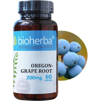 Image 1 of Bioherba Oregon Grape Root 200 mg [60 капсули]