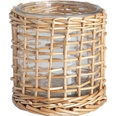 Lucerna Grusvik Glass Rattan 14 cm Storefactory Scandinavia