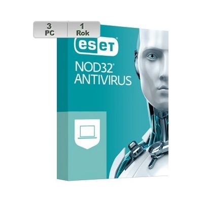 ESET NOD32 Antivirus 20XX 3 lic. 12 mes.