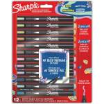 Sharpie Комплект маркери Sharpie Acrylic, 12 цвята, блистер, земни цветове (32529-А-ЗЕМНИ ЦВ)