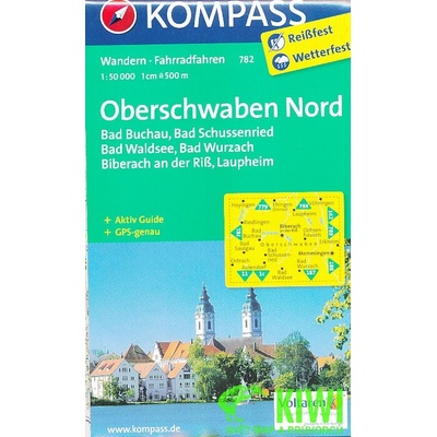 Oberschwaben nord 1:50 t. laminovaná