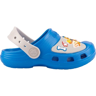 Coqui Detské clogsy MAXI PAW PATROL modrásivámix