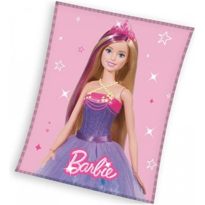 Carbotex Velká coral fleece deka Barbie Princezna