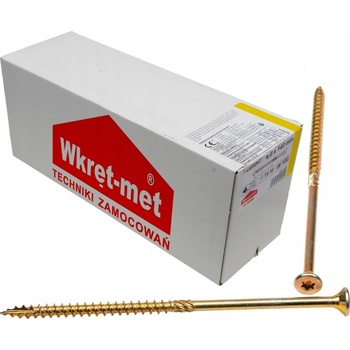 Klimas Wkret-Met TX 6x140mm - 100 ks - Skrutky / Vruty do dreva so zapustenou hlavou, WKCS