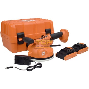 SHIJING Виброчук акумулаторен за голямоформатни плочки, SHIJING 9392, 2x2Ah, 166 мм, до 120 кг, в куфар (UNI-09493)