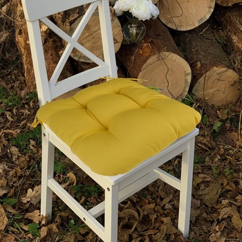 Image 1 of Png Панагюрище Възглавница за стол Леа 38/38/7 см жълта