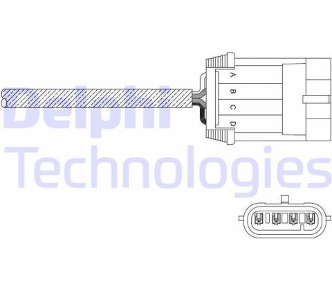 Lambda sonda DELPHI ES11061-12B1