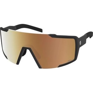 SCOTT Очила за колоездене Scott Sunglasses Shield Compact Light Sensitive S1-3 Cycling glasses - Black / Glas: AMP Gold Chrome - размер One Size (205-6813-0111)