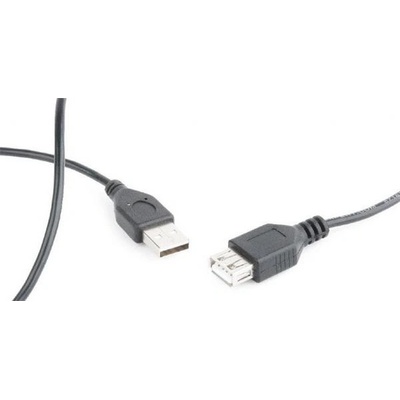 Gembird CC-USB2-AMAF-75CM/300-BK predlžovací USB 2.0 (AM - AF), 0,75m, černý