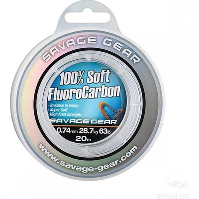 Savage Gear Soft Fluoro Carbon 50 m 0,17 mm 2,1 kg – Zboží Dáma
