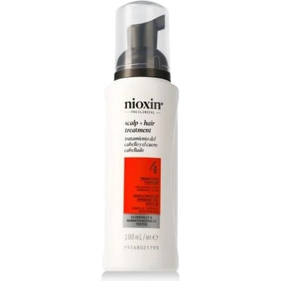 Nioxin System 4 Scalp Care + Hair Thickening Treatment лосион без изплакване за боядисана, леко изтъняваща коса 100 ml за жени