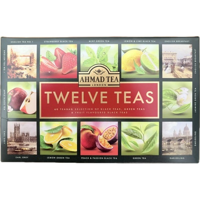Ahmad Tea Čajová kolekcia Twelve Teas 60 sáčkov