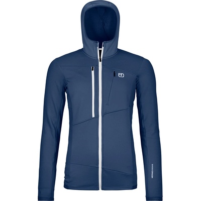 Ortovox Дамско вълнено яке Ortovox Women's Fleece Grid Hoody Fleece jacket - Blue Nunatak (105-5183-0814)