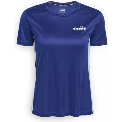 Diadora SS T Shirt blue print