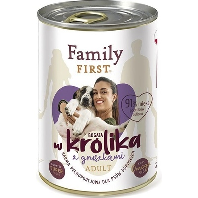 Family First Adult Rabbit with pear 400 g