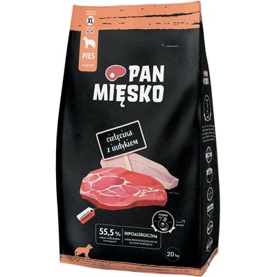 Pan Mięsko Telecí pánev s krůtou XL 20 kg
