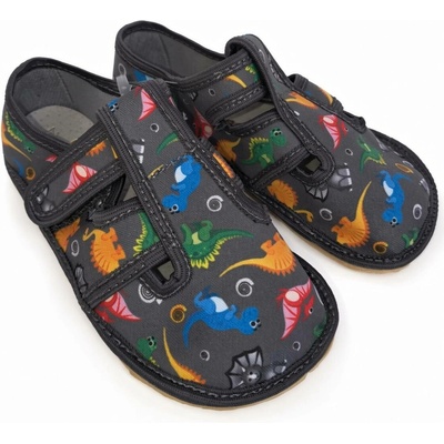 Anatomic Barefoot bačkory dino B dinosauři Šedá