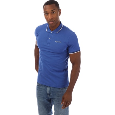 AQUASCUTUM Блуза с яка AQUASCUTUM Logo Polo Shirt - Royal