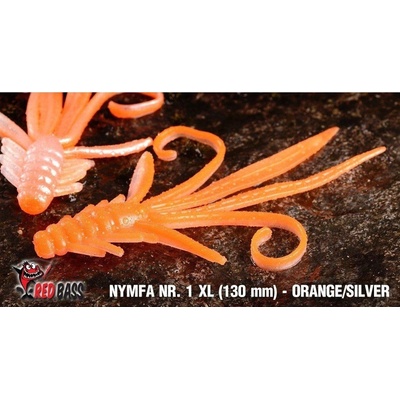 Redbass Nymfa Nr. 1 XL Orange/Silver 13cm